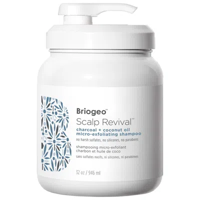 BRIOGEO SCALP REVIVAL CHARCOAL + COCONUT OIL MICRO-EXFOLIATING SCALP SCRUB SHAMPOO 32 OZ/ 936 ML,2445195