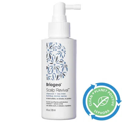 BRIOGEO SCALP REVIVAL CHARCOAL + TEA TREE BUILDUP DETOX SPRAY 4 OZ / 120 ML