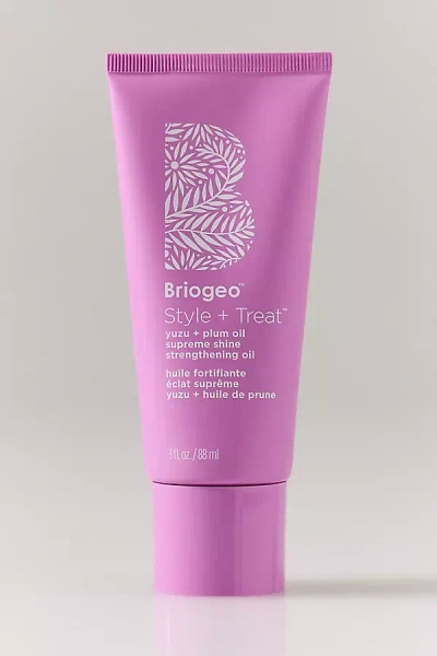 Briogeo Style & Treat Supreme Shine Strengthening Oil In Purple