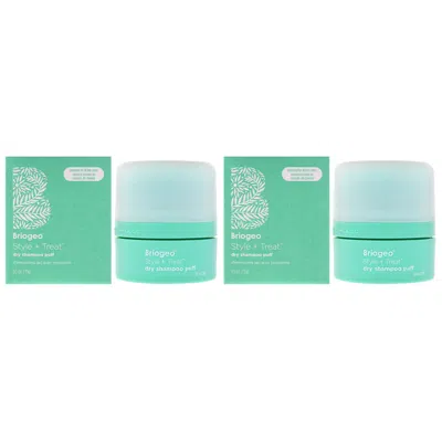 Briogeo Style Plus Treat Dry Shampoo Puff Mattifying Powder - Universal By  For Unisex - 0.5 oz Dry S In Transparent