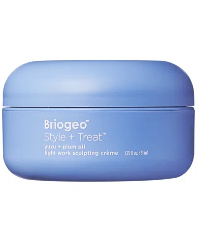 Briogeo Style + Treat Yuzu + Plum Oil Hair Styling Sculpting Creme 1.75 Oz. In Transparent