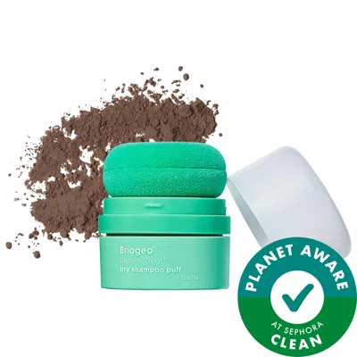 BRIOGEO STYLE + TREAT NON-AEROSOL & TALC-FREE DRY SHAMPOO POWDER PUFF TINTED 0.53 OZ / 15 G