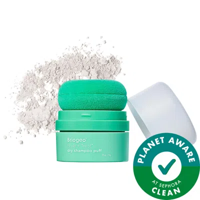 Briogeo Style + Treat Non-aerosol & Talc-free Dry Shampoo Powder Puff Translucent 0.53 oz / 15 G