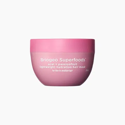Briogeo Superfoods Lightweight Hydration Hair Mask, 2 oz In Transparent