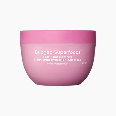 Briogeo Superfoods Lightweight Hydration Hair Mask In Transparent