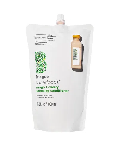 Briogeo Superfoods Mango + Cherry Balancing Conditioner, 33.8 Oz. In Transparent