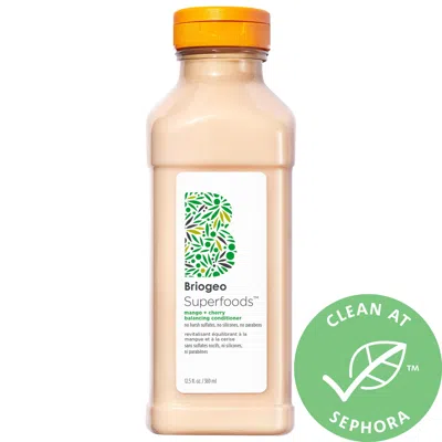 BRIOGEO SUPERFOODS MANGO + CHERRY OIL CONTROL & BALANCING CONDITIONER 12.5 OZ/ 369 ML,P471537
