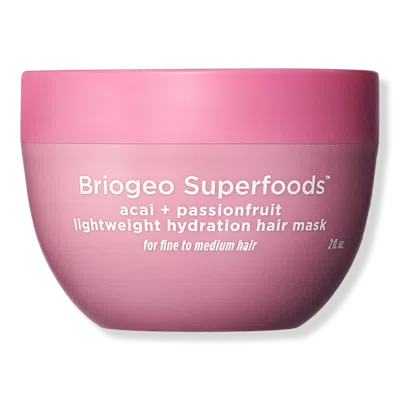 Briogeo Travel Size Superfoods Acai + Passionfruit Lightweight Hydration Hair Mask