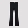 Brioni Cotton Straight-leg Trousers In Blue