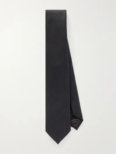 Brioni 7cm Wool Tie In Black