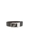 Brioni Metal Belts In Black