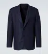 Brioni Wool, Silk, And Cashmere Suit Jacket In Blau