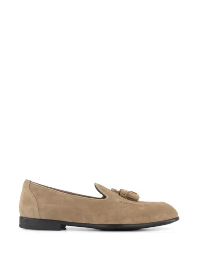Brioni Appia Loafers In Brown