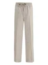 Brioni Straight-leg Asolotrousers In Gray