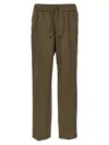 Brioni 'asolo' Trousers Featuring Elastic Waistband In Brown