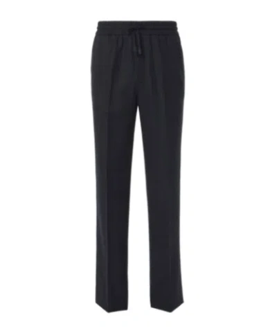 Brioni Asolo Wool Twill Straight Pants In Multi