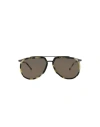 Brioni Aviator-style Acetate Sunglasses Man Sunglasses Multicolored Size 58 Acetate In Brown