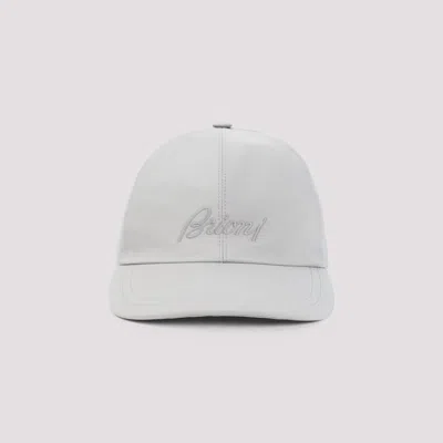 Brioni Baseball Hat In Gray