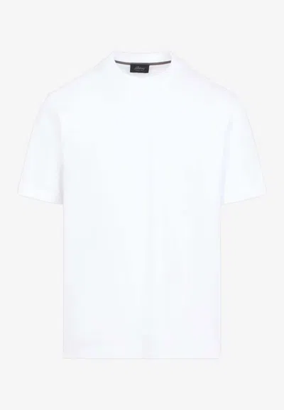 Brioni Basic Jersey T-shirt In White