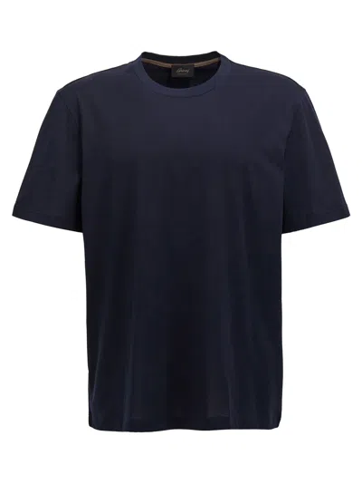Brioni Basic T-shirt In Blue