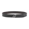Brioni Adjustable Leather Reversible Belt