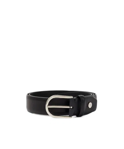 Brioni Belt Buckle Waist Belt In Black