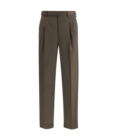 BRIONI BRIONI STRAIGHT-LEG PLEATED TAILORED TROUSERS