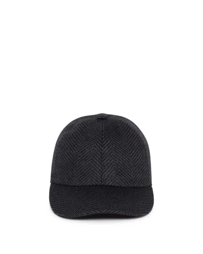 Brioni Black Cashmere Cap