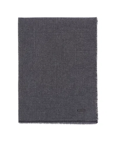 Brioni Black Cashmere Scarf In Multi