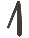 Brioni Jacquard Tie Ties And Papillon Black In Black