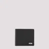 Brioni Bi-fold Leather Wallet In Black