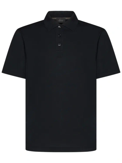 Brioni Black Polo Shirt