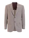 Brioni Brunico Jacket In Burdeos