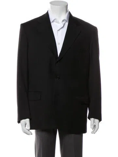 Pre-owned Brioni Blazer In Black