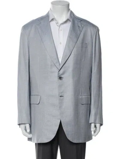 Pre-owned Brioni Blazer In Blue