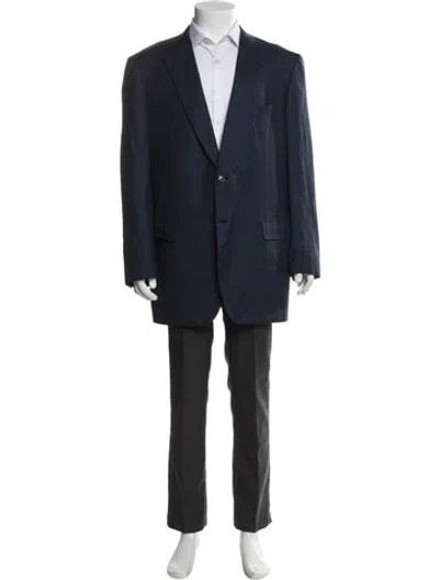 Pre-owned Brioni Blazer In Blue