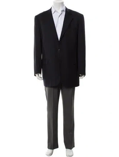Pre-owned Brioni Blazer In Blue