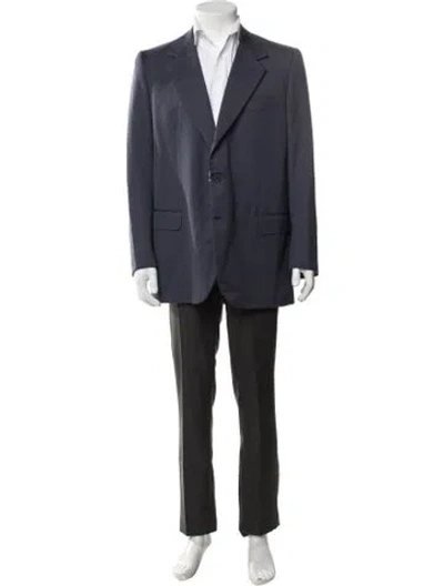 Pre-owned Brioni Blazer In Blue