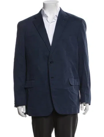 Pre-owned Brioni Blazer In Blue