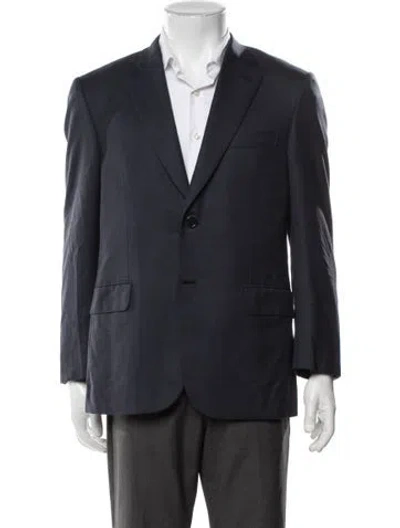 Pre-owned Brioni Blazer In Blue