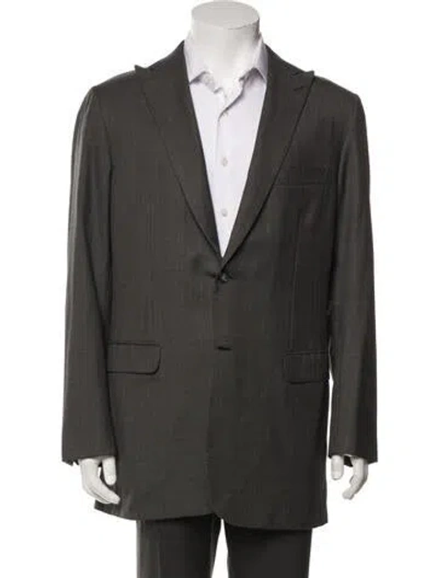 Pre-owned Brioni Blazer In Gray