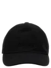 Brioni Technical Fabric Cap With Subtle Embroidered Logo In Black