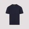 Brioni Short-sleeve Cotton T-shirt In Blue