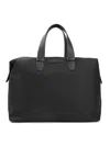 Brioni Structured Black Shoulder Bag With Durable Materials