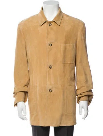 Pre-owned Brioni Bomber Jacket In Neutral
