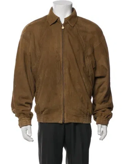 Pre-owned Brioni Bomber Jacket In Neutrals