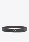 Brioni Adjustable Leather Reversible Belt
