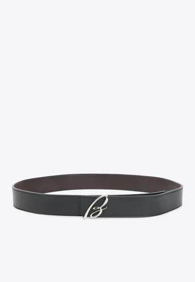 BRIONI BUCKLE LEATHER BELT