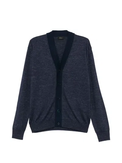 Brioni 버튼 가디건 In Blue