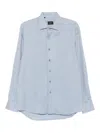 Brioni Button-down Shirt In Blue